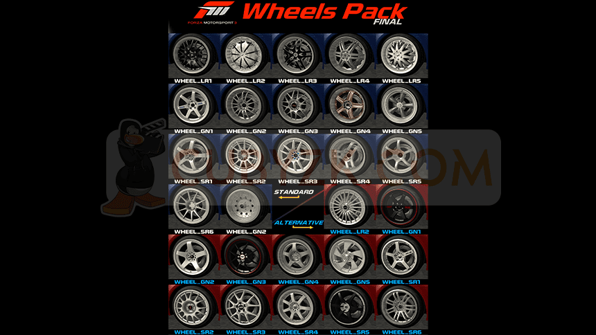 Forza Motorsport 3 Wheels Pack v2